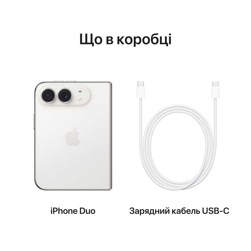 Apple iPhone Duo в разложенном виде